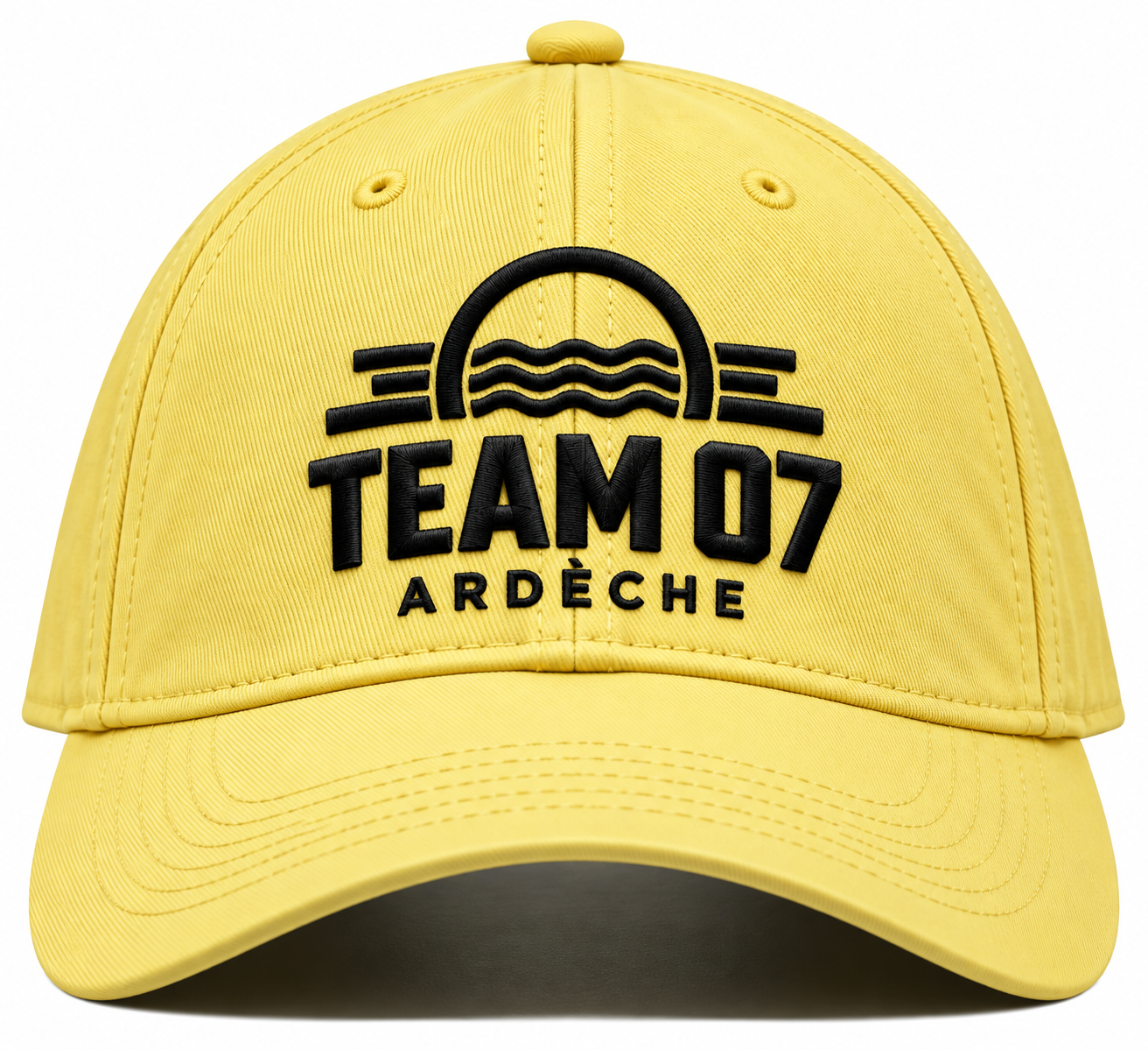Casquette TEAM 07 jaune