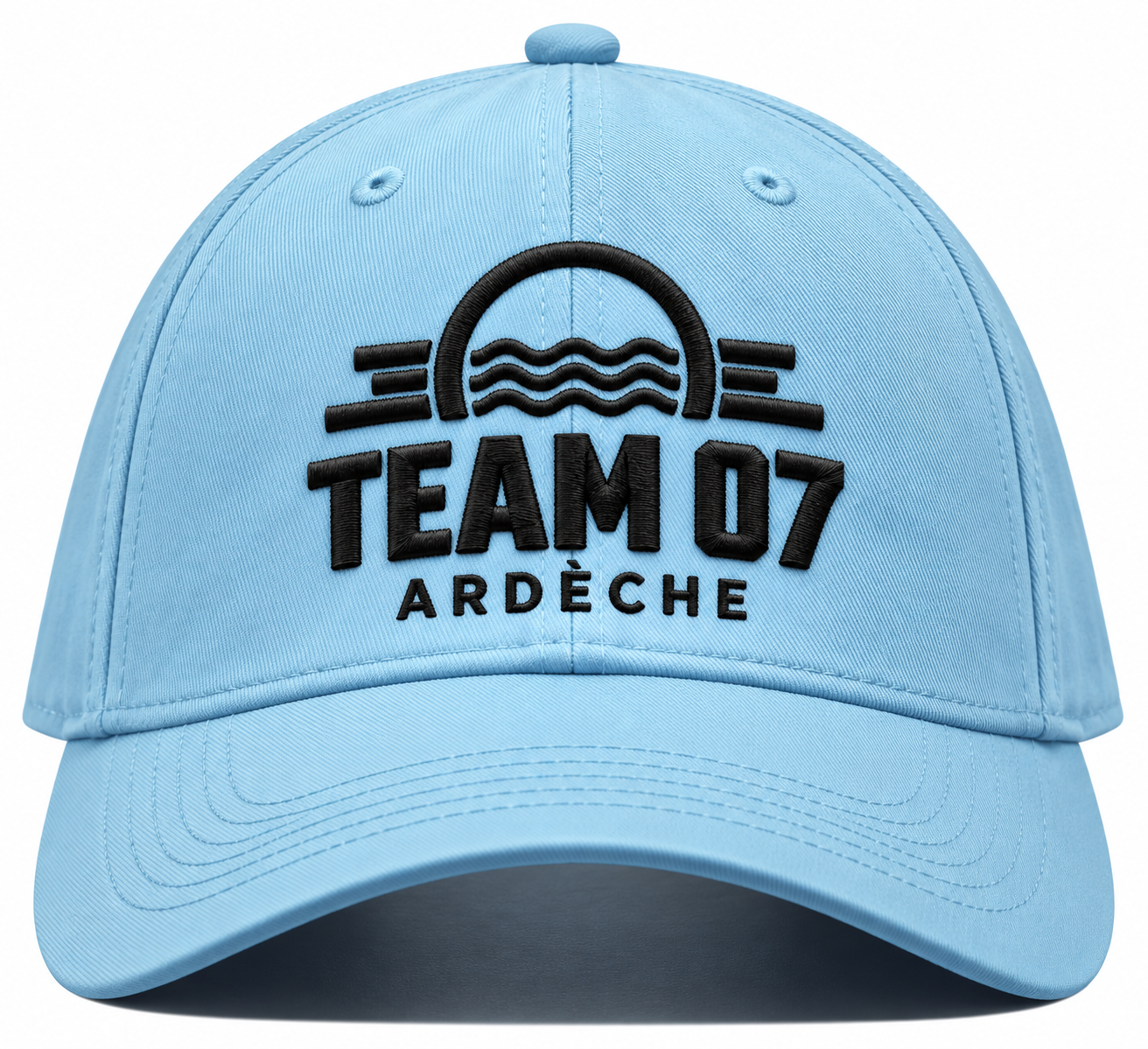 Casquette TEAM 07 bleu ciel