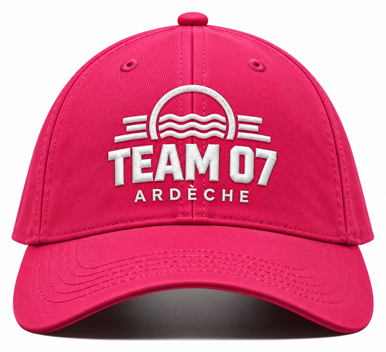 Casquette TEAM 07 rose fuchsia